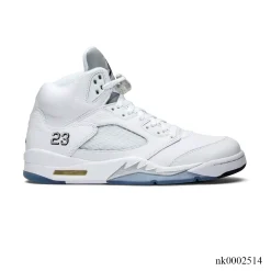 AJ 5 Retro Metallic White (2015) Shoes Sneakers - nk0002514