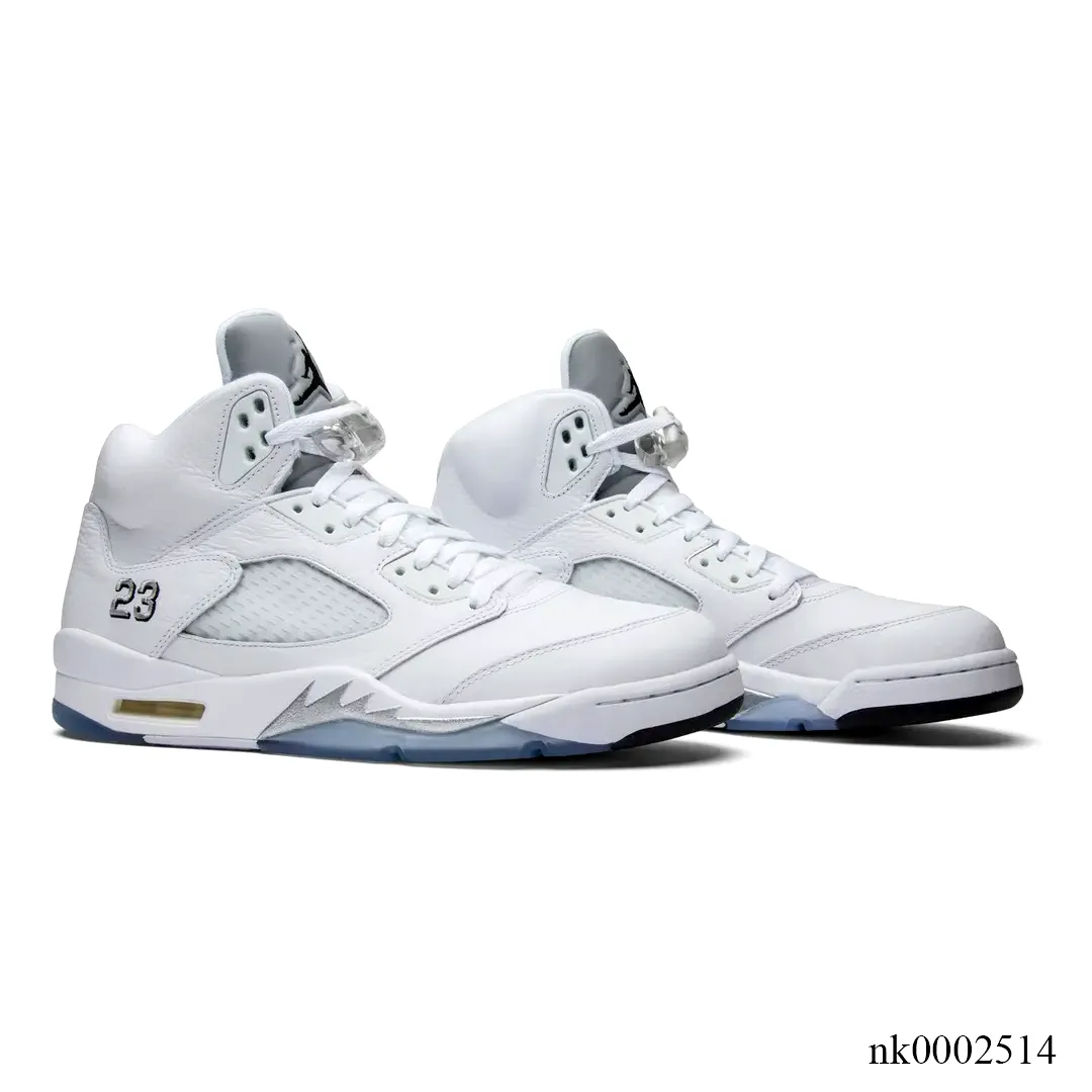 AJ 5 Retro Metallic White (2015) Shoes Sneakers - nk0002514 - Image 3