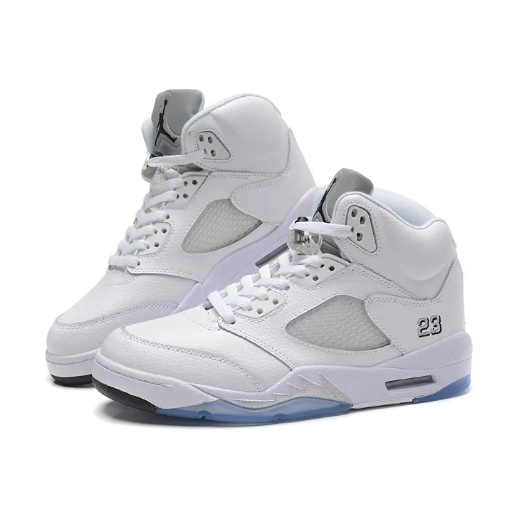 AJ 5 Retro Metallic White (2015) Shoes Sneakers - nk0002514 - Image 8