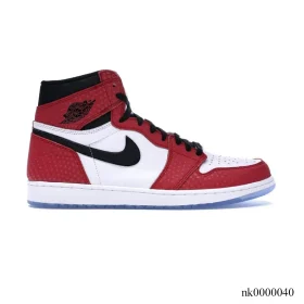 AJ 1 Retro High Spider-Man Origin Story Shoes Sneakers - nk0000040