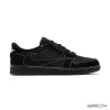 Travis Scott x AJ 1 Low Black Phantom Shoes Sneakers - nk0002354