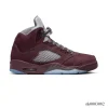 AJ 5 Burgundy Shoes Sneakers - nk0003082