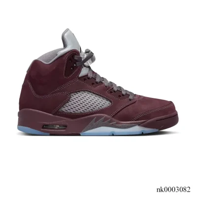 AJ 5 Burgundy Shoes Sneakers - nk0003082