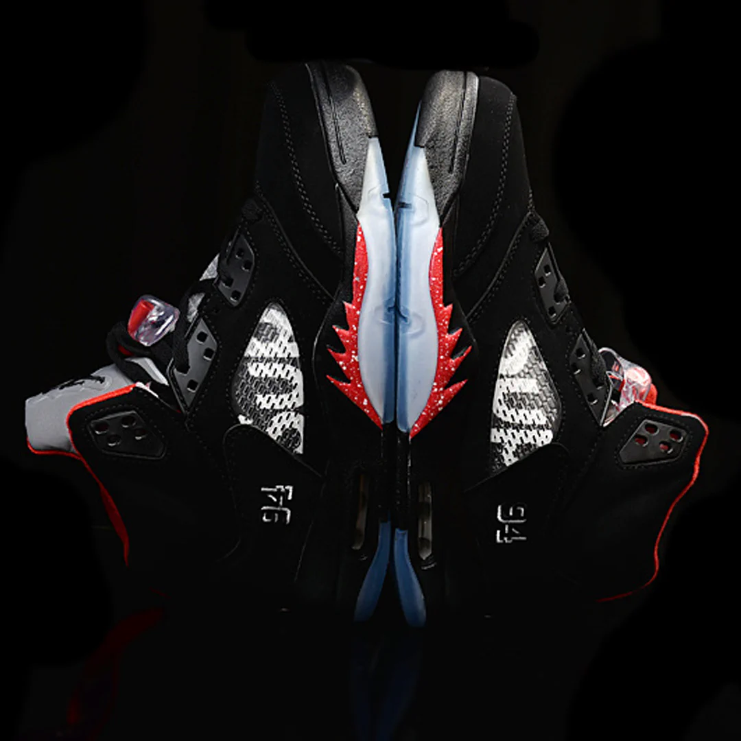 SUP x AJ 5 Black Shoes Sneakers – nk0003414 - Image 10