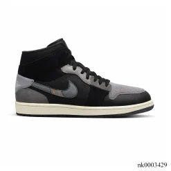 AJ 1 Mid Craft Inside Out Black Shoes Sneakers - nk0003429