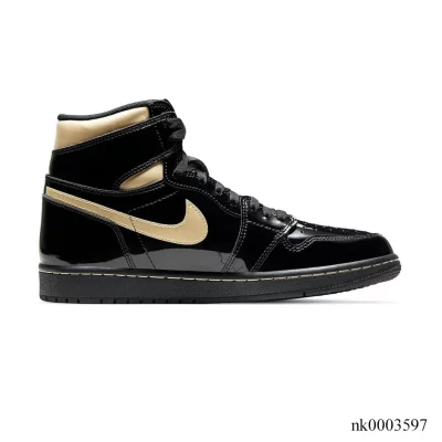 AJ 1 Retro HighBlack Metallic Gold 2020 Shoes Sneakers - nk0003597