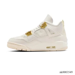 Alternative view of AJ 4 Sail Metallic Gold Shoes Sneakers - nk0003549
