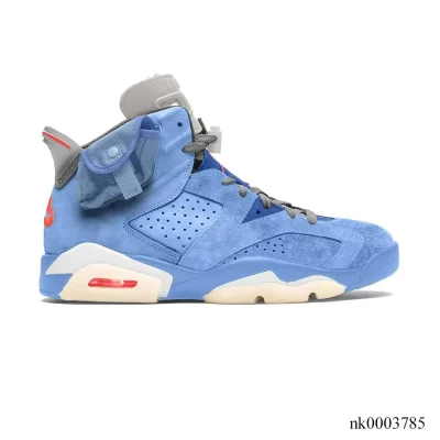 AJ 6 x Travis Scott Houston Oilers Light Blue Shoes Sneakers - nk0003785