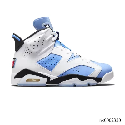 AJ 6 Retro UNC White Shoes Sneakers - nk0002320