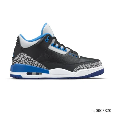 AJ 3 Sport Blue Shoes Sneakers - nk0003820