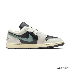 AJ 1 Low Jade Smoke Shoes Sneakers - nk0003922