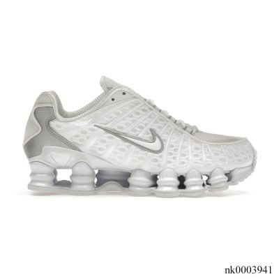 Shox TL White Metallic Silver Max Orange Shoes Sneakers - nk0003941