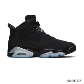 AJ 6 Retro Metallic Silver Shoes Sneakers - nk0002328