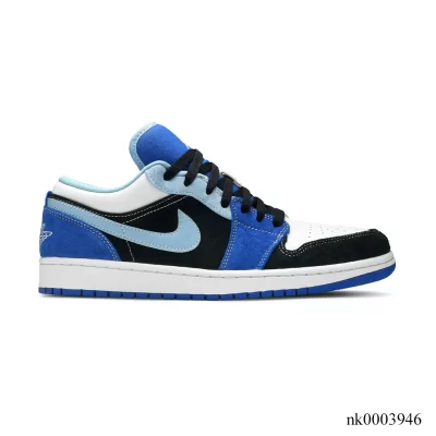 AJ 1 Low Racer Blue White Shoes Sneakers - nk0003946