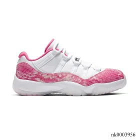 AJ 11 Low Pink Snakeskin Shoes Sneakers - nk0003956