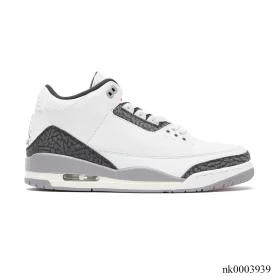 AJ 3 Cement Grey Shoes Sneakers - nk0003939