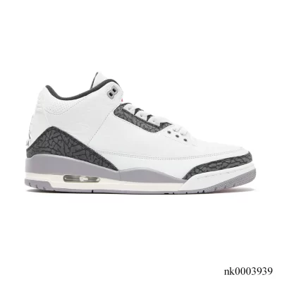 AJ 3 Cement Grey Shoes Sneakers - nk0003939