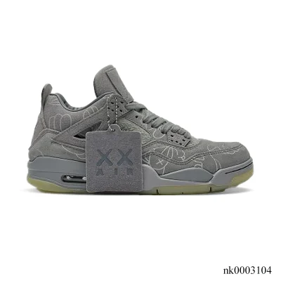 KAWS x AJ 4 Cool Grey Shoes Sneakers – nk0003104