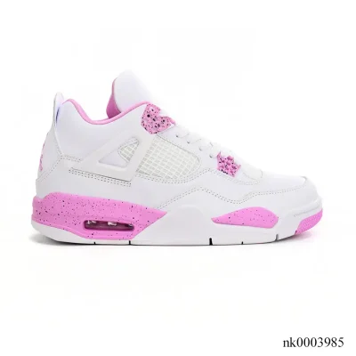 AJ 4 White Pink Oreo Shoes Sneakers - nk0003985