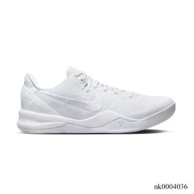Kobe 8 Protro Triple White Shoes Sneakers - nk0004036