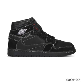 Travis Scott x AJ 1 High Black Phantom Shoes Sneakers - nk0004056