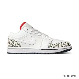 AJ 1 Phat Low Cement Grey Shoes Sneakers - nk0003694