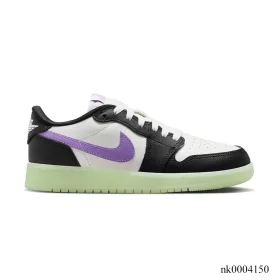 AJ 1 Low Black Raspberry Shoes Sneakers - nk0004150