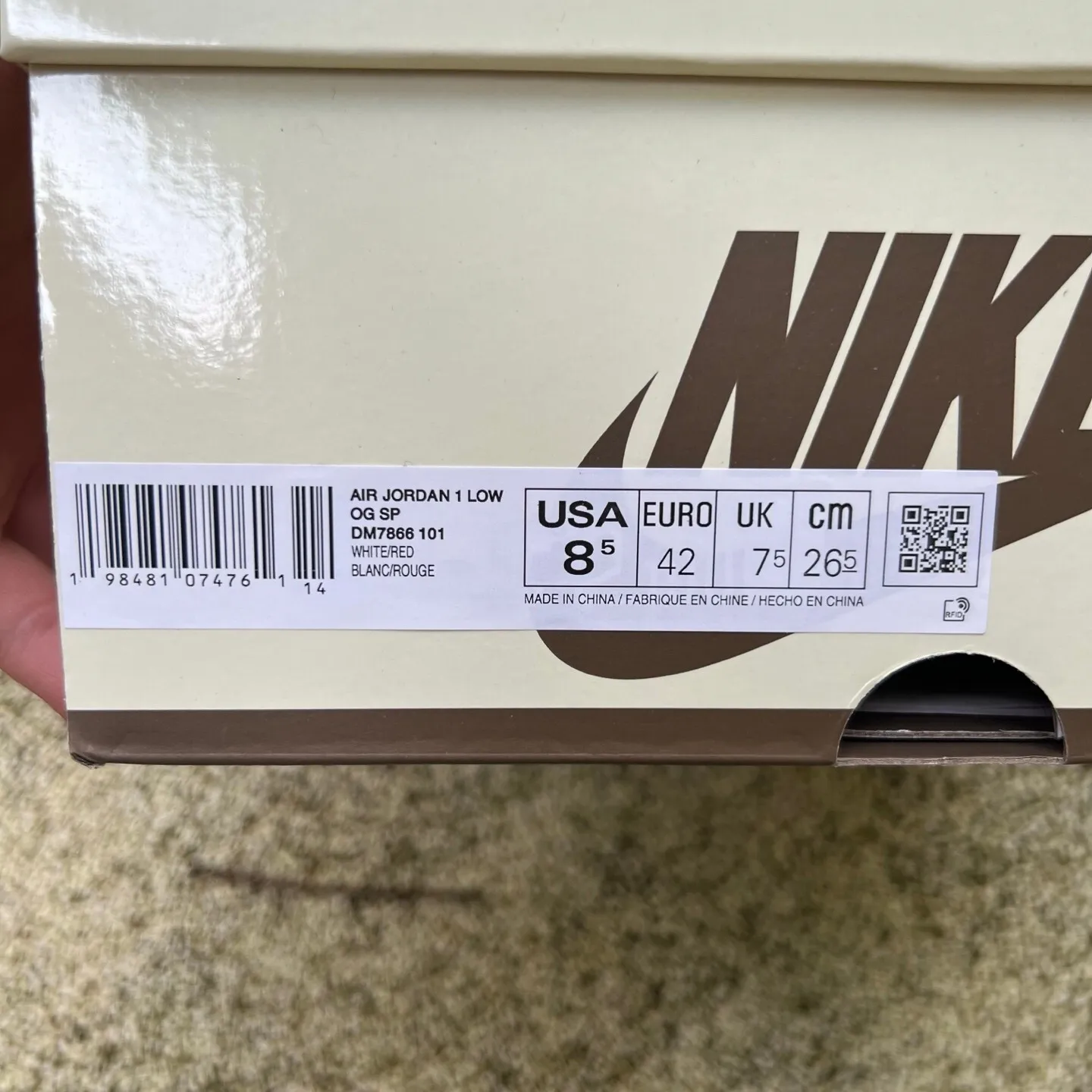 Travis Scott x AJ 1 Low OG Chicago Shoes Sneakers - nk0004155 - Image 13