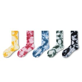 Socks Cotton Colorful Graffiti Tie-dyeing