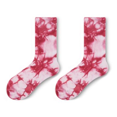 Socks Cotton Colorful Graffiti Tie-dyeing - 2