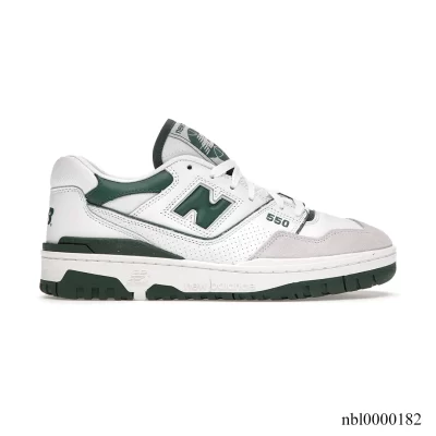 NB 550 White Green Shoes Sneakers - nbl0000182