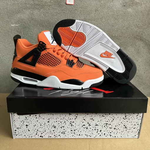 AJ 4 Total Orange Shoes Sneakers - nk0004180 - Image 3