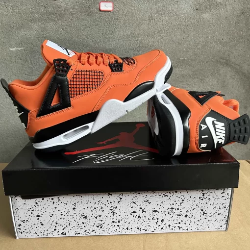 AJ 4 Total Orange Shoes Sneakers - nk0004180 - Image 9