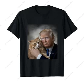 Funny Trump And Cat T-Shirt
