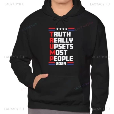 Trump Typhography 2024 Hoodie