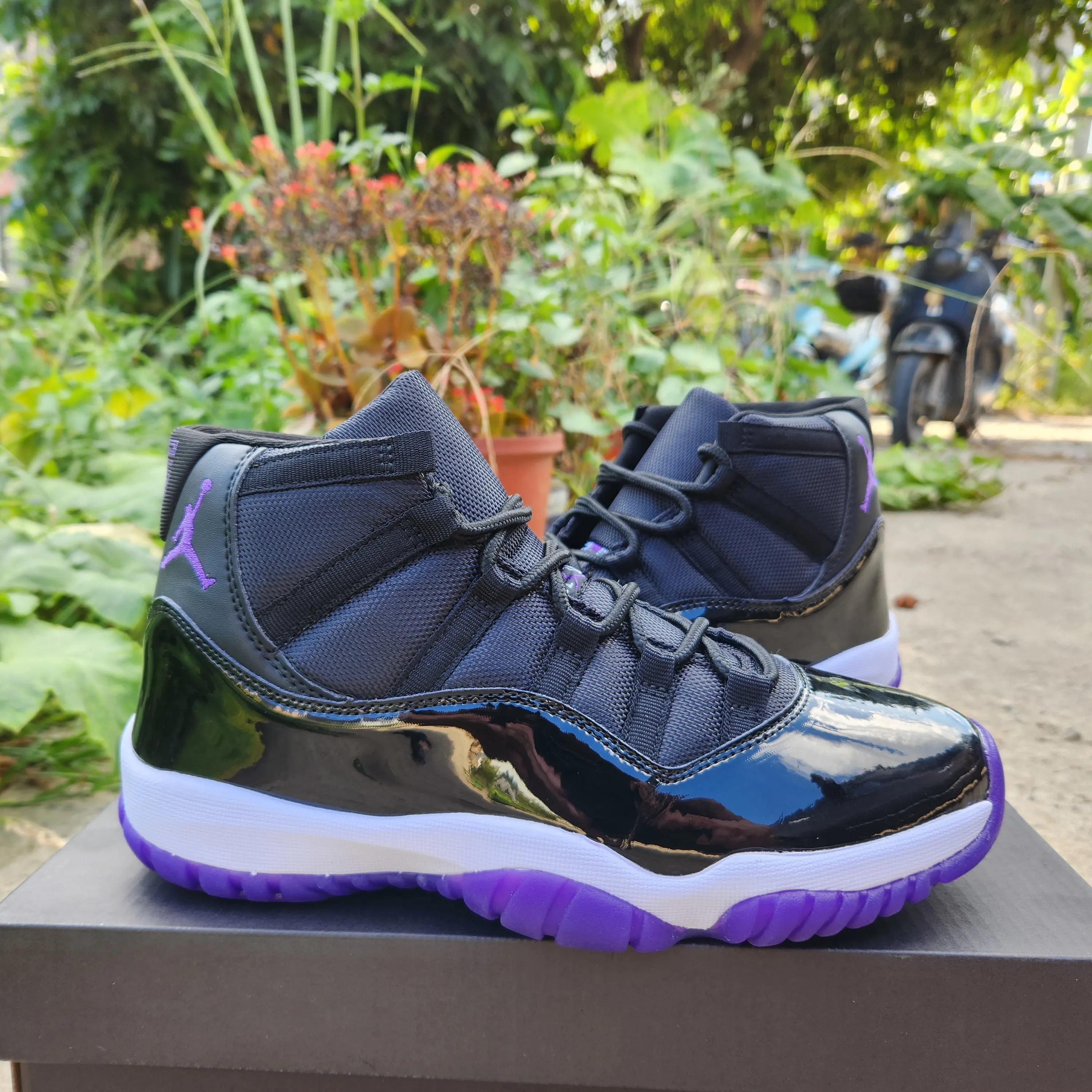 AJ 11 Black Grape Shoes Sneakers - nk0004209 - Image 7