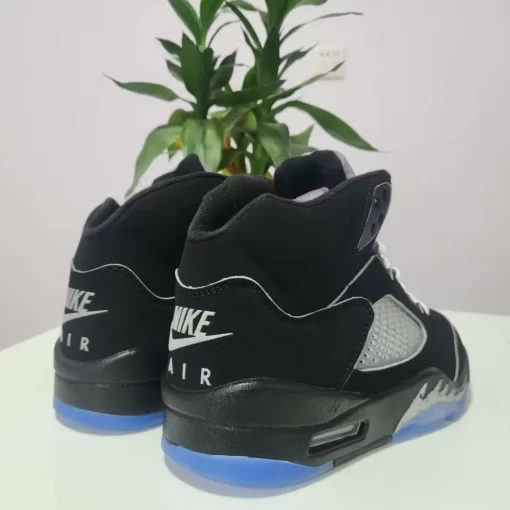 AJ 5 Black Metallic Reimagined Shoes Sneakers - nk0004216 - Image 7