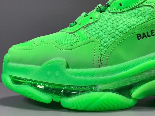 BLCG Triple S Neon Green Clear Sole Shoes Sneakers - bl0000008 - Image 13