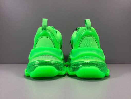 BLCG Triple S Neon Green Clear Sole Shoes Sneakers - bl0000008 - Image 14