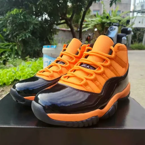 AJ 11 Retro Black Orange Shoes Sneakers - nk0004301 - Image 4