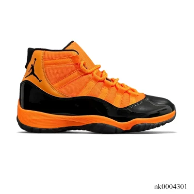 AJ 11 Black Orange Shoes Sneakers - nk0004301
