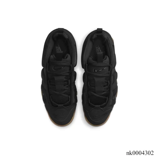 Air More Uptempo Low Black/Gum Shoes Sneakers - nk0004302 - Image 4