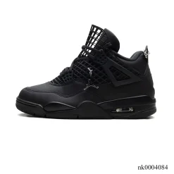 Alternative view of [Premium] AJ 4 NET Black Shoes Sneakers - nk0004084