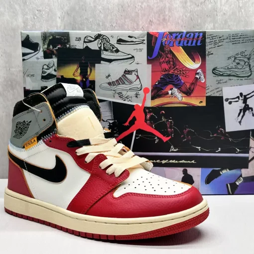 Union LA x AJ 1 High OG Chicago Shoes Sneakers - nk0004196 - Image 13