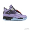 Travis Scott x AJ 4 F&F Dynasty Purple Shoes Sneakers - nk0003926