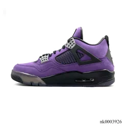 Alternative view of Travis Scott x AJ 4 F&F Dynasty Purple Shoes Sneakers - nk0003926