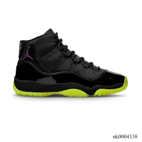 AJ 11 Black/Barely Volt Shoes Sneakers - nk0004338