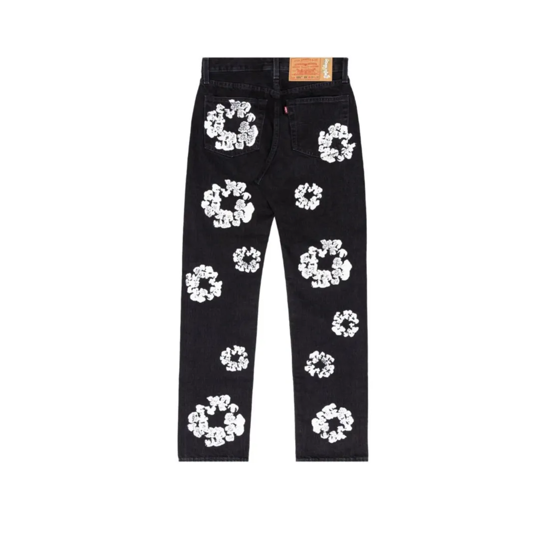 DT Cotton Wreath Black Jeans - 122 - dt0000122 - Image 2