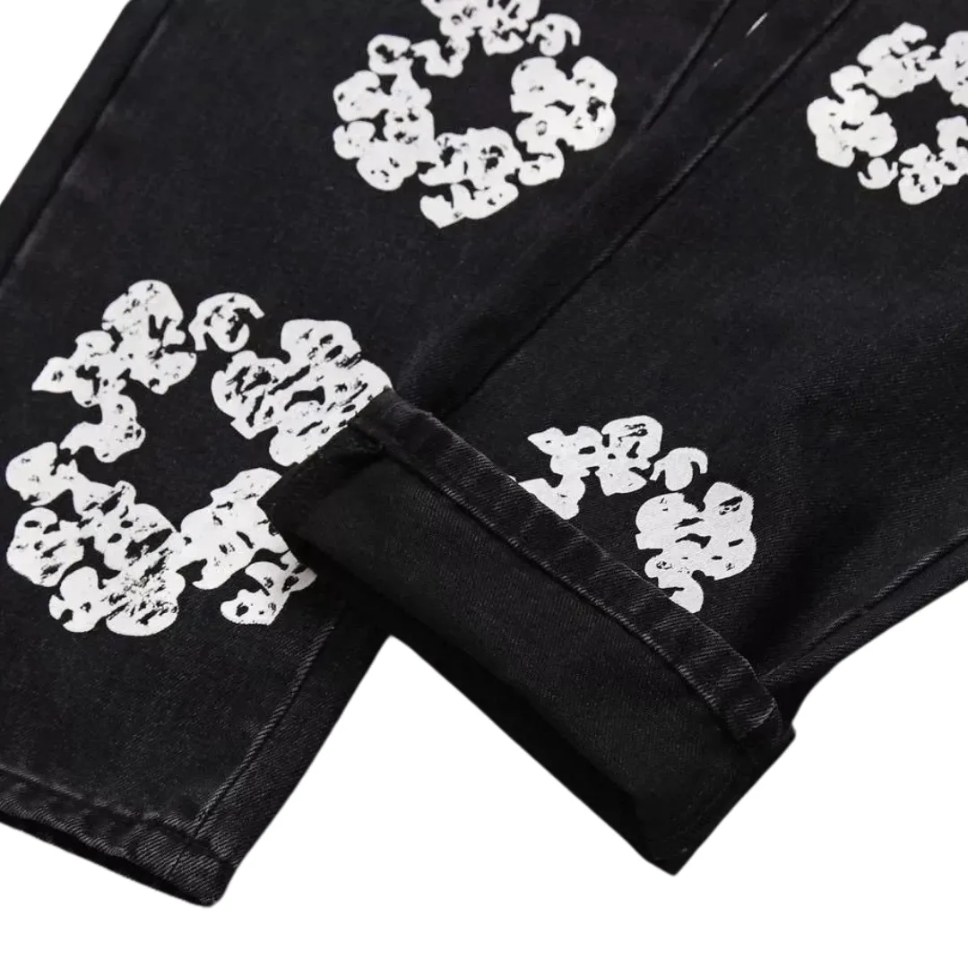 DT Cotton Wreath Black Jeans - 122 - dt0000122 - Image 3