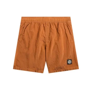 SI Brown Nylon Metal Shorts - 3 - SI0000003